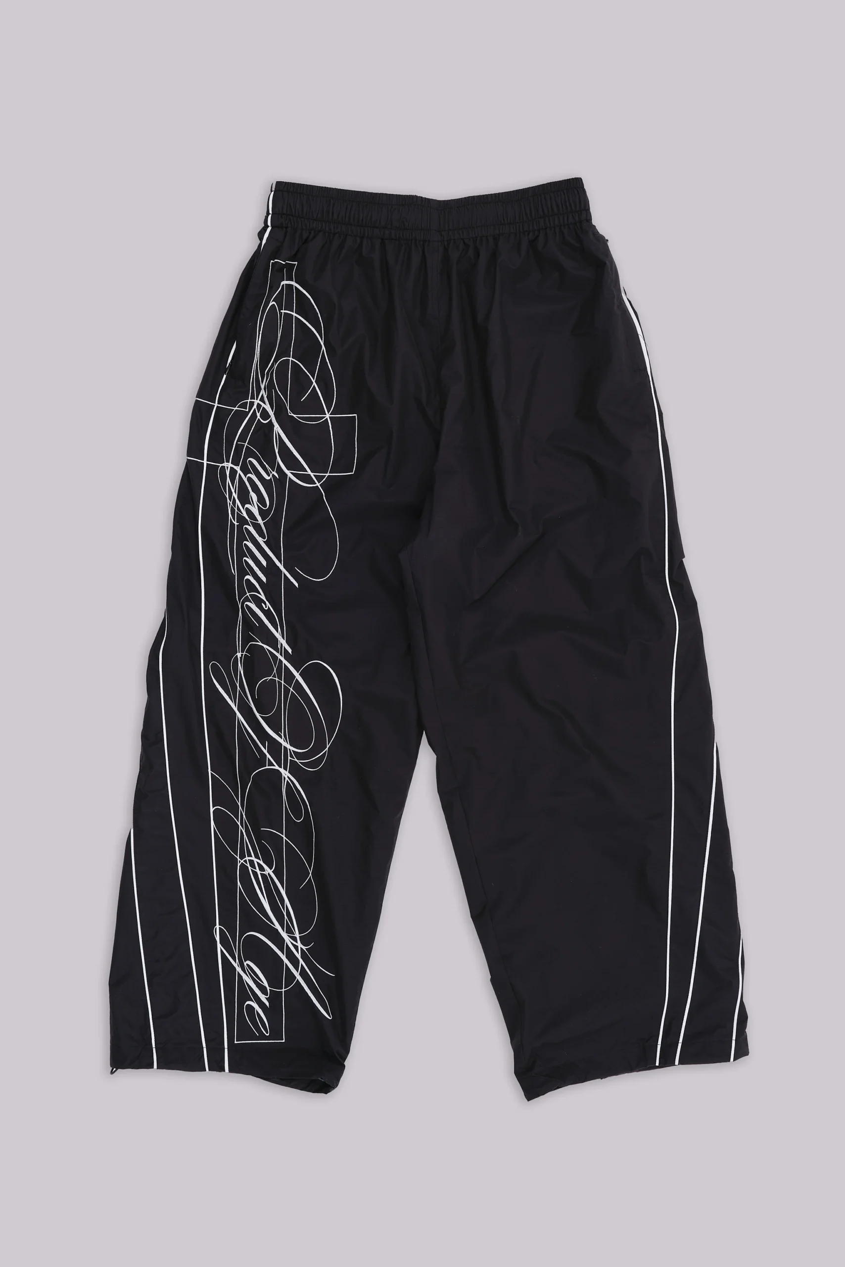 P.O.A. Black Vapor Tracksuit Bottoms