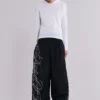 P.O.A. Black Vapor Tracksuit Bottoms