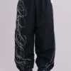 P.O.A. Black Vapor Tracksuit Bottoms