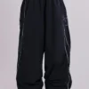 P.O.A. Black Vapor Tracksuit Bottoms