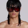 Noctra XL Stud Sunglasses in Damson