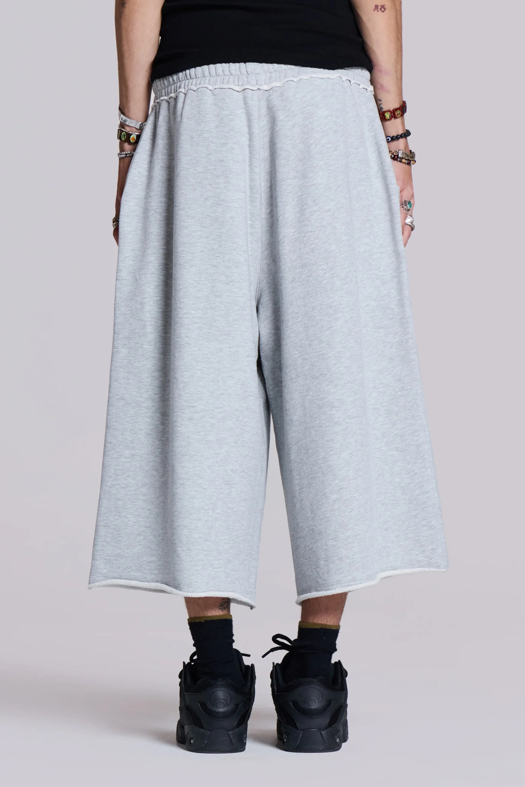 5866-monster-3-4-grey-marl-shorts-5.webp Monster 3/4 Grey Marl Shorts