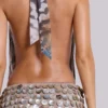 Syrienna Backless Mini Dress with Shells