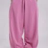 Pink Baggy Cuffed Monster Joggers