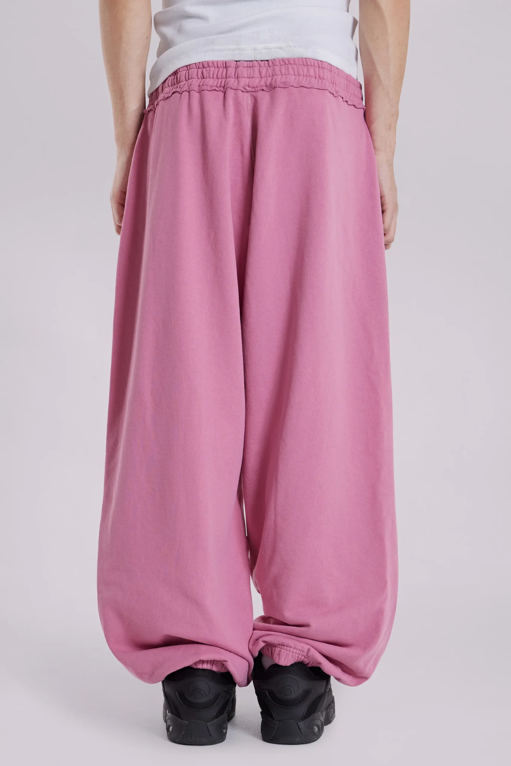 Pink Baggy Cuffed Monster Joggers