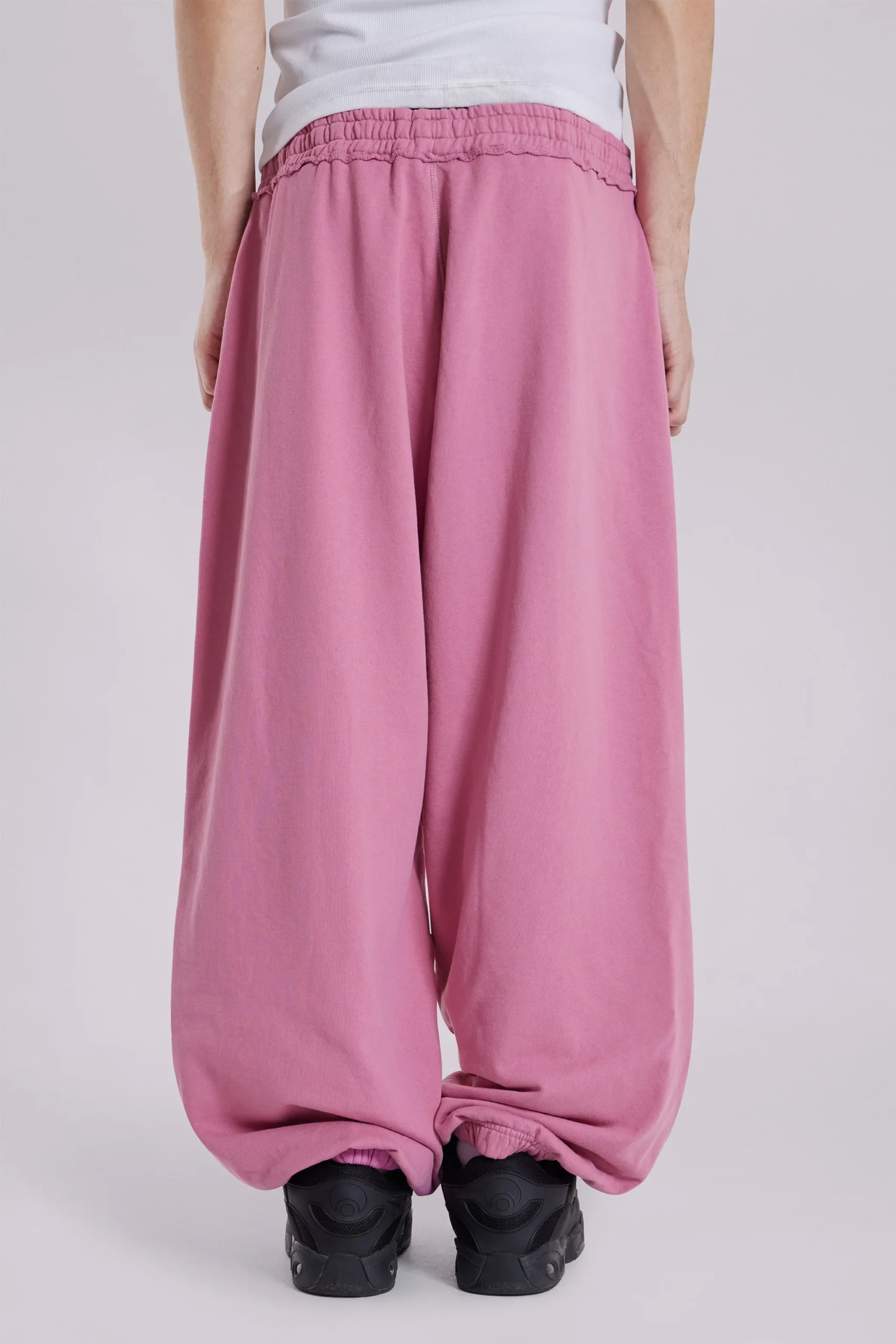 Pink Baggy Cuffed Monster Joggers
