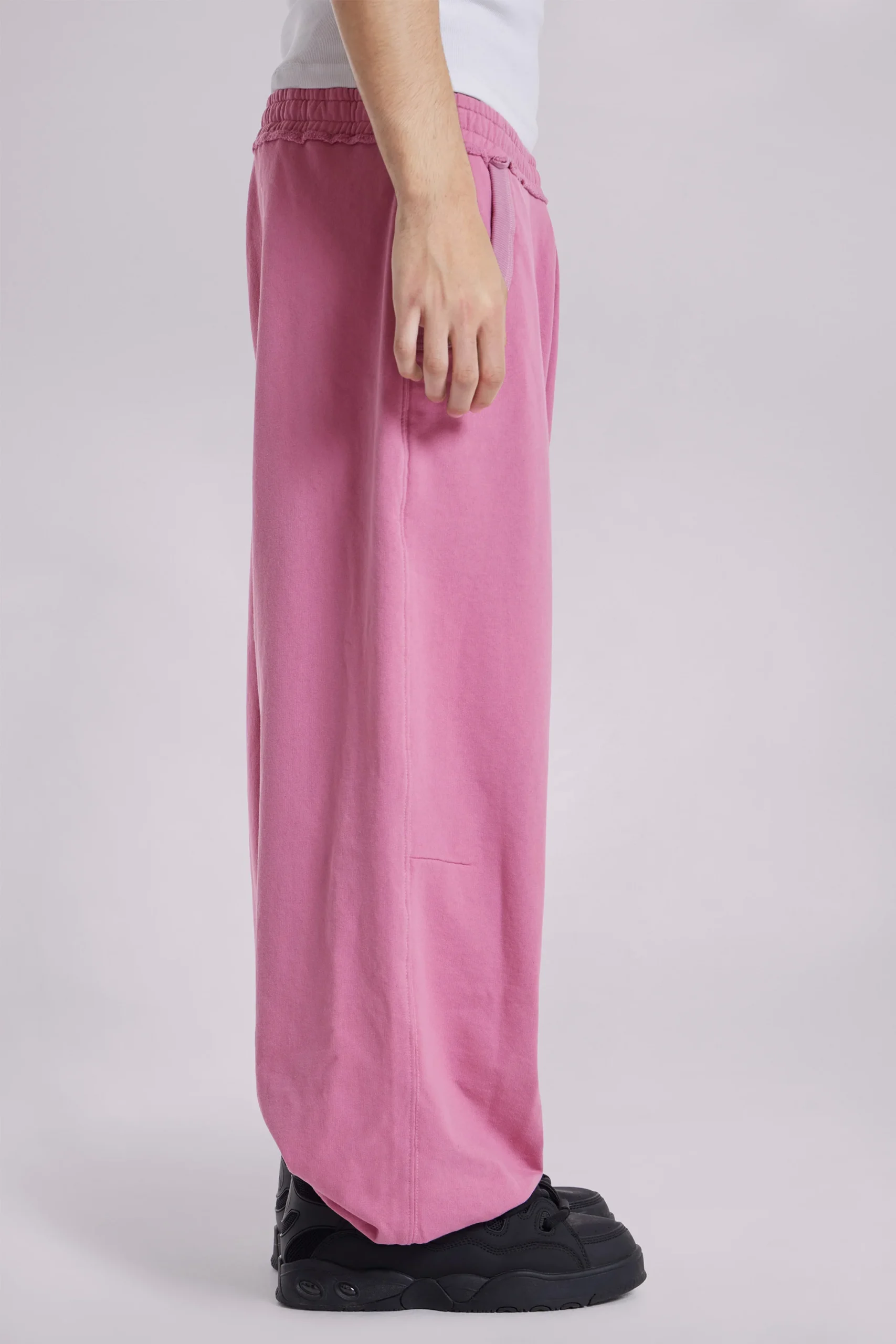 Pink Baggy Cuffed Monster Joggers
