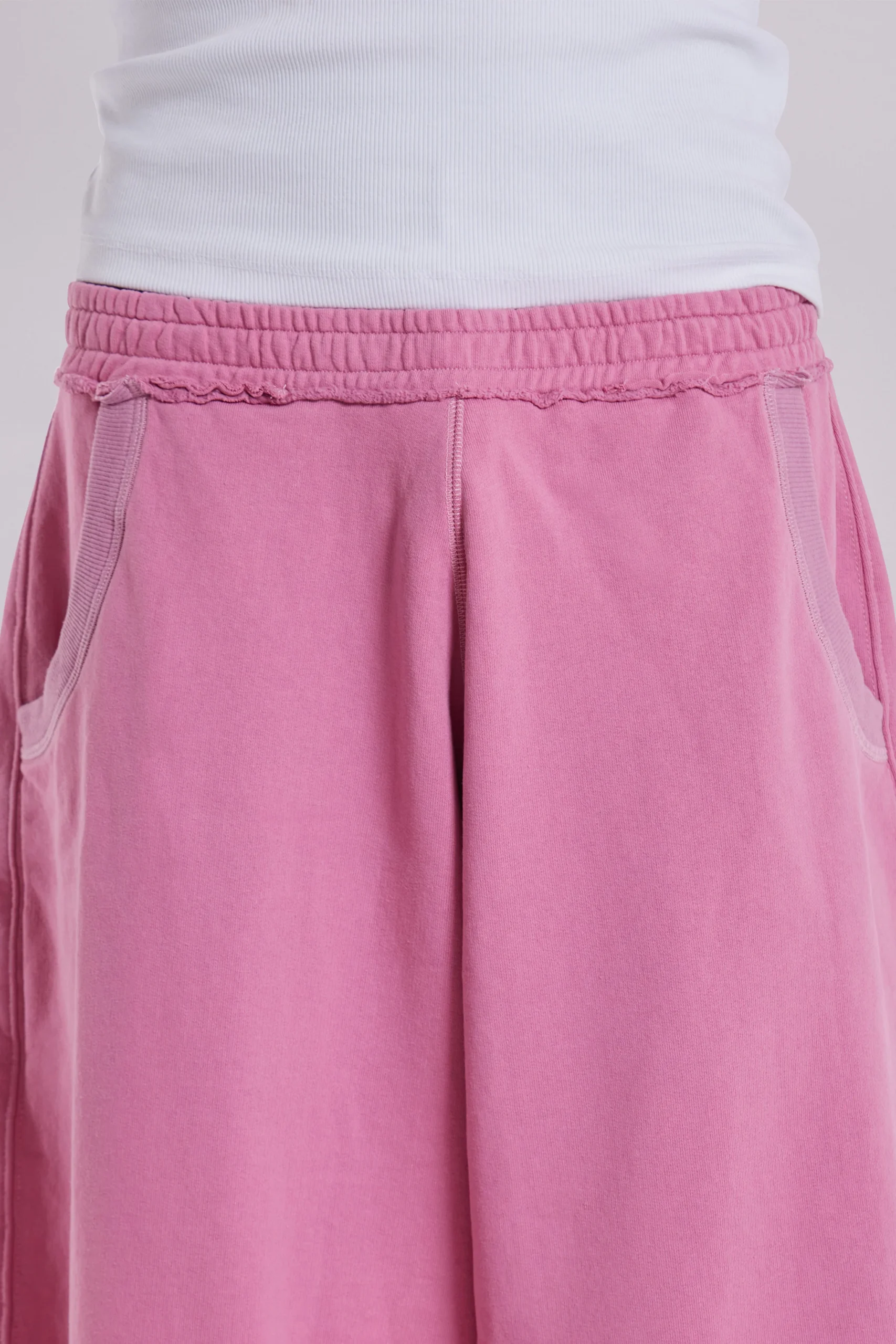 Pink Baggy Cuffed Monster Joggers