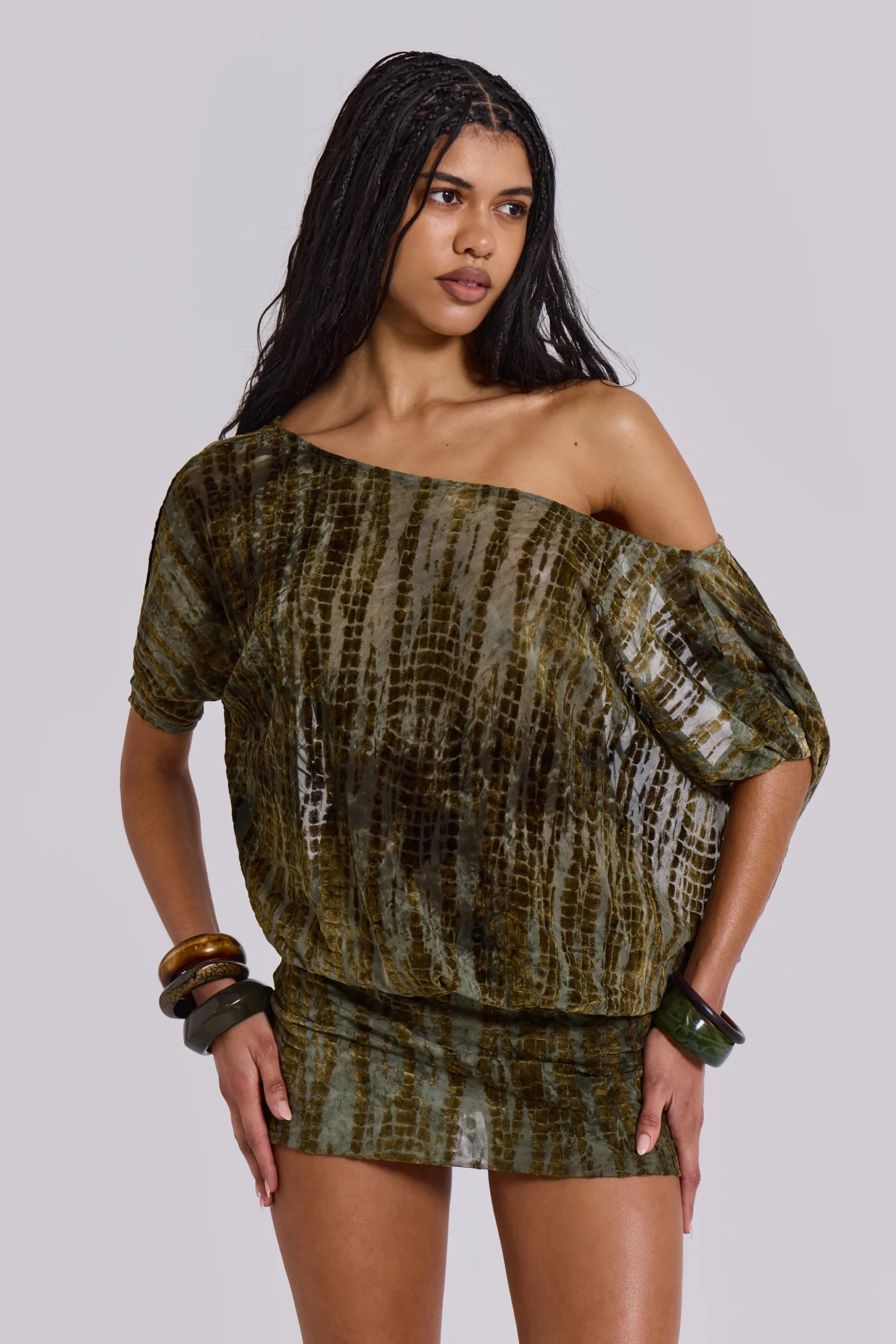 6043-ophidian-devore-backless-mini-dress-in-croc-1.webp Ophidian Devore Backless Mini Dress in Croc
