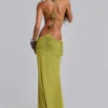 Darlyn Draped Backless Maxi Dress
