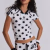 No.13 Polka Dot Football Mini Shorts