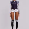 No.13 Polka Dot Football Mini Shorts