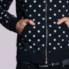 Mono Black Polkadot Hoodie