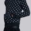 Mono Black Polkadot Hoodie