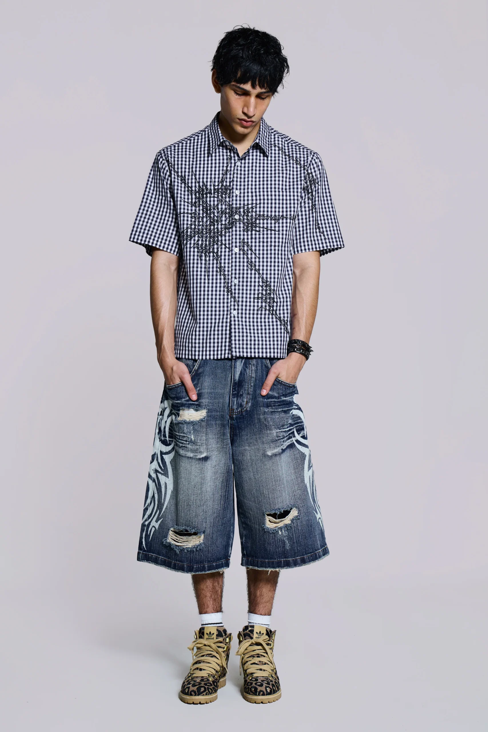 Blue Atom Checked Shirt