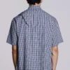 Blue Atom Checked Shirt