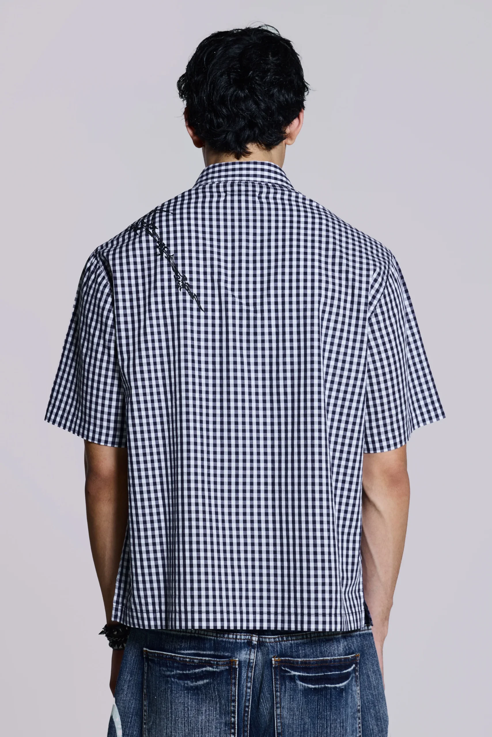 Blue Atom Checked Shirt