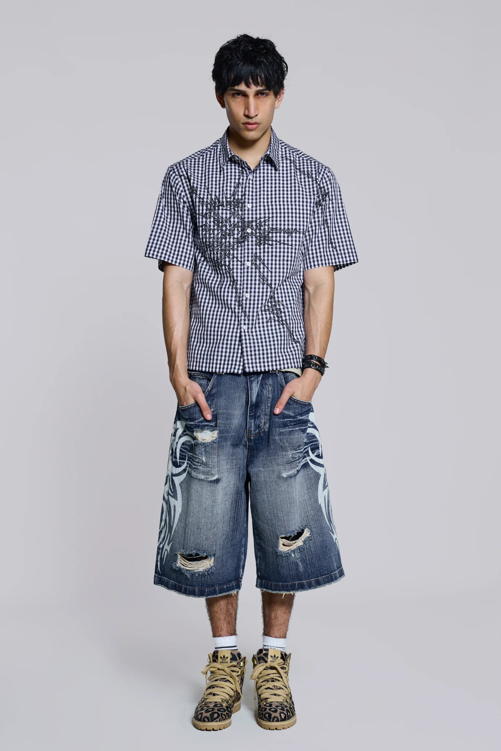 Blue Atom Checked Shirt
