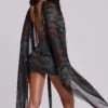 6276-aria-mesh-plunge-mini-dress-in-labyrinth-5.webp Aria Mesh Plunge Mini Dress in Labyrinth