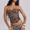 Cibelle Chiffon Corset Top