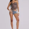 Cibelle Chiffon Corset Top