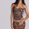 Cibelle Chiffon Corset Top