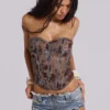 Cibelle Chiffon Corset Top