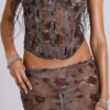 Cibelle Chiffon Corset Top