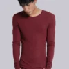 Burgundy Haze Long Sleeve Top