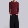 Burgundy Haze Long Sleeve Top