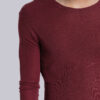 Burgundy Haze Long Sleeve Top