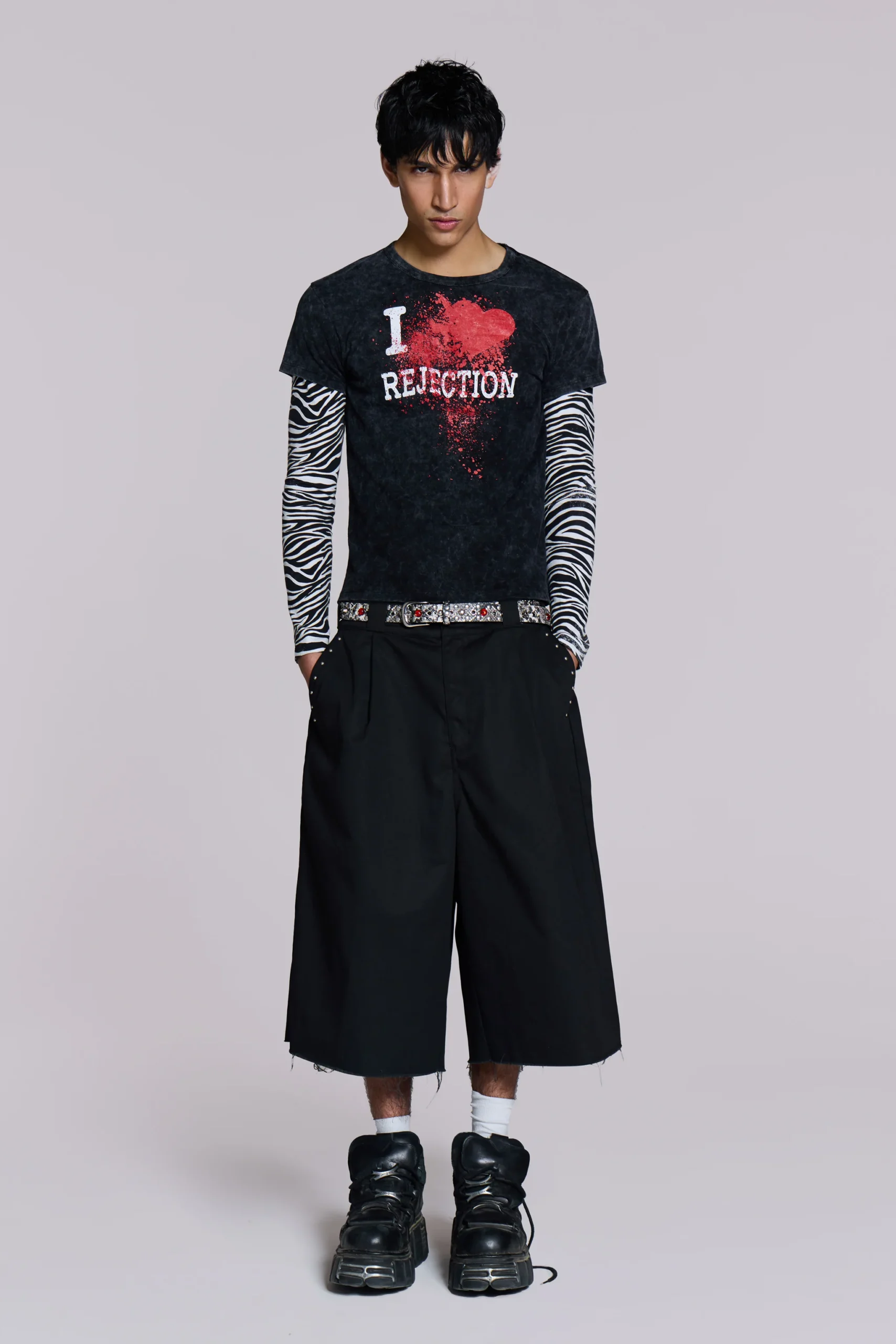 Studded Black XL Goliath Baggy Shorts