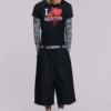 Studded Black XL Goliath Baggy Shorts