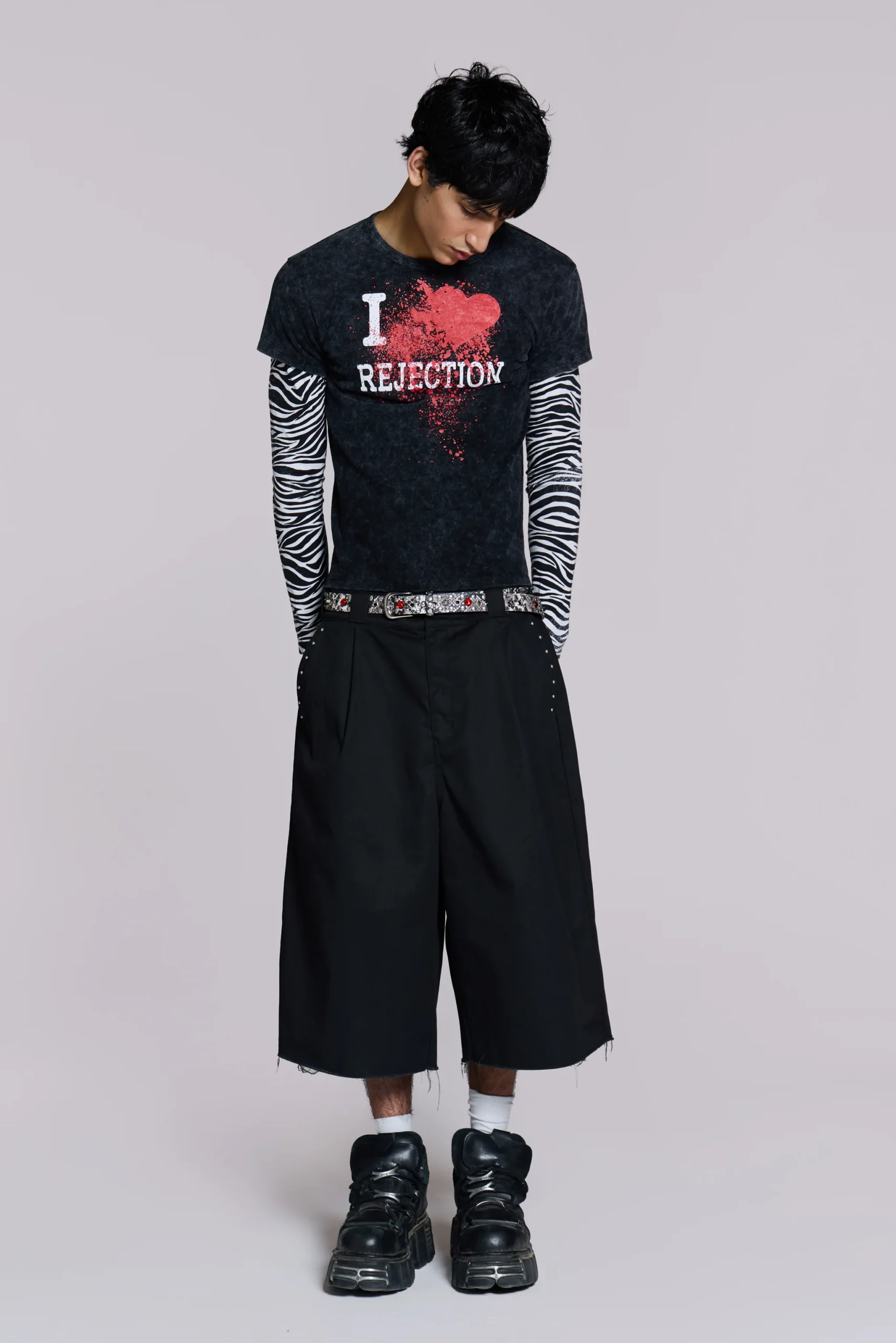 Studded Black XL Goliath Baggy Shorts