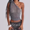 Infinity Multiway Knit Cape in Gunmetal