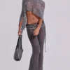 Infinity Multiway Knit Cape in Gunmetal