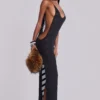 Noir Knit Maxi Dress in Black
