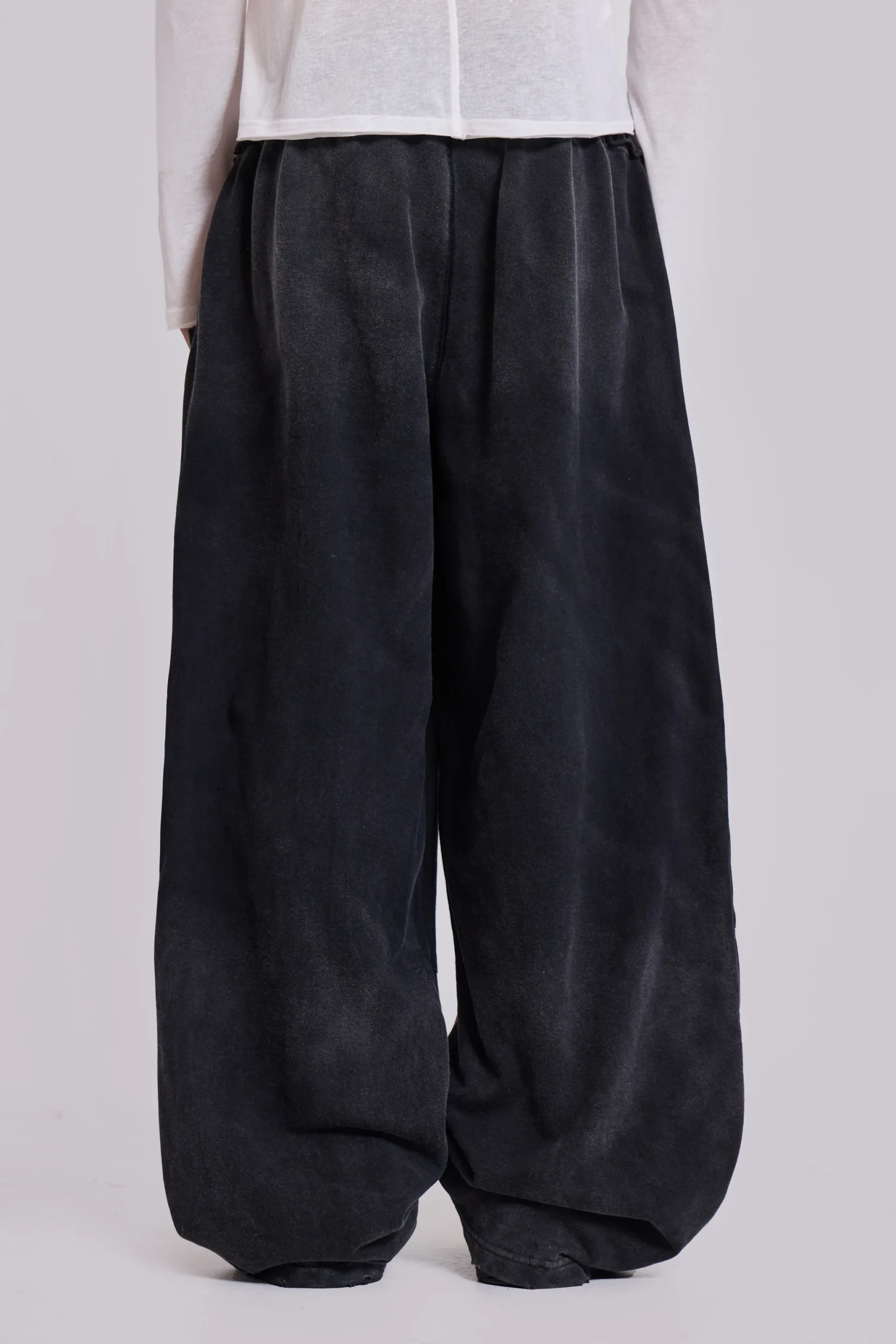 Grey Sporty Baggy Monster Joggers
