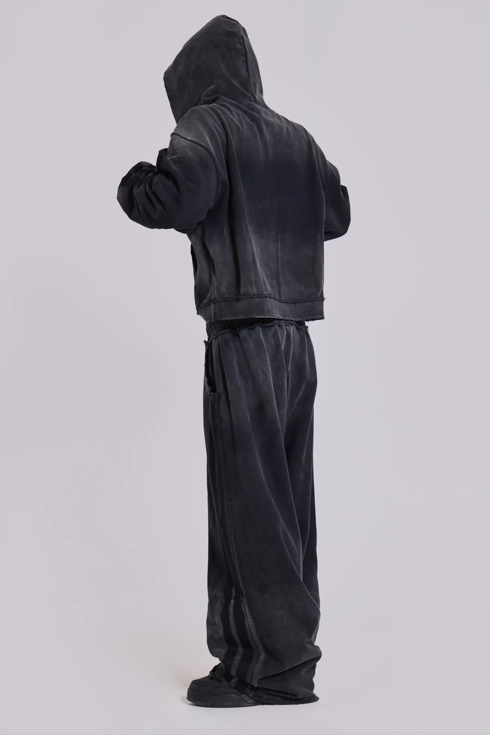 Grey Sporty Baggy Monster Joggers