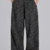 Charcoal Leopard Monster Joggers
