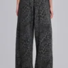 Charcoal Leopard Monster Joggers
