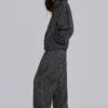 Charcoal Leopard Monster Joggers
