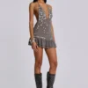 6597-button-me-up-mini-dress-in-grey-1.webp Button Me Up Mini Dress in Grey