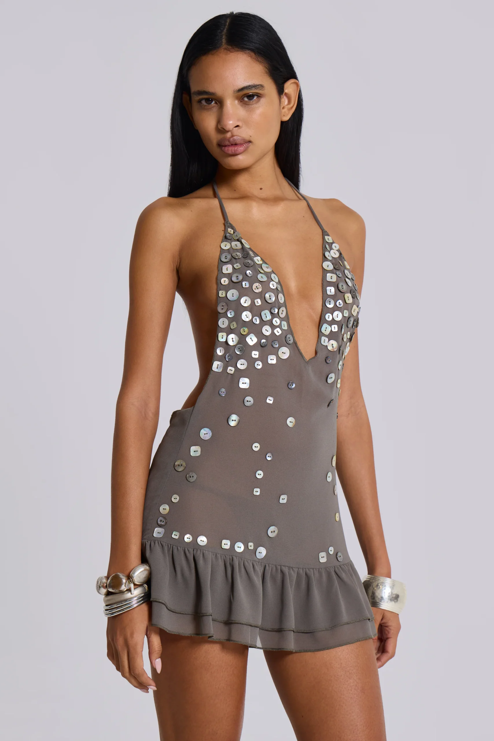 6597-button-me-up-mini-dress-in-grey-3.webp Button Me Up Mini Dress in Grey
