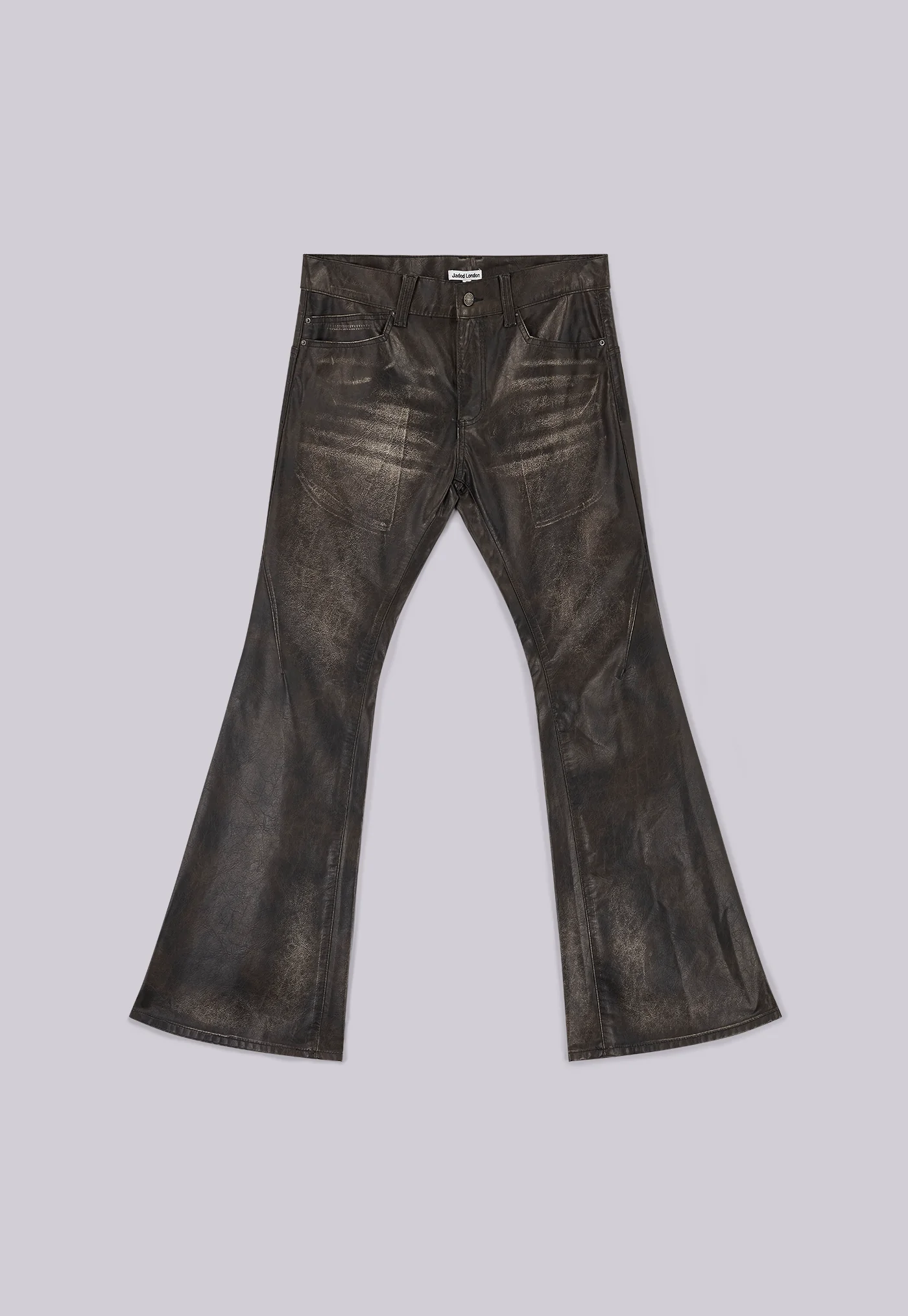 6613-washed-black-pu-drift-bootcut-jeans-2.webp Washed Black PU Drift Bootcut Jeans