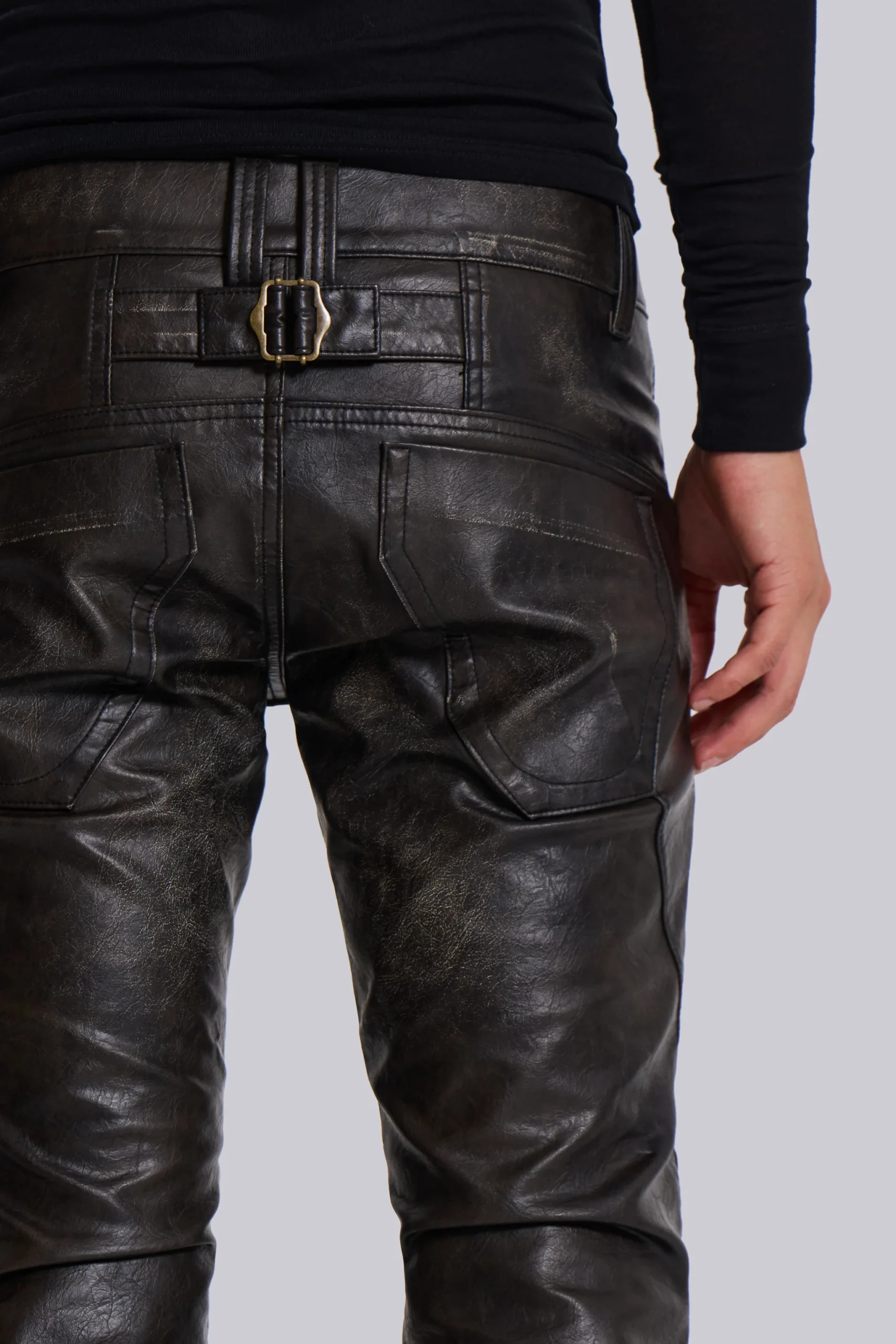 6613-washed-black-pu-drift-bootcut-jeans-7.webp Washed Black PU Drift Bootcut Jeans