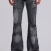 Washed Black Drift Bootcut Jeans