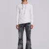 Washed Black Drift Bootcut Jeans