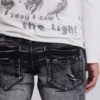 Washed Black Drift Bootcut Jeans