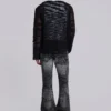Washed Black Drift Bootcut Jeans